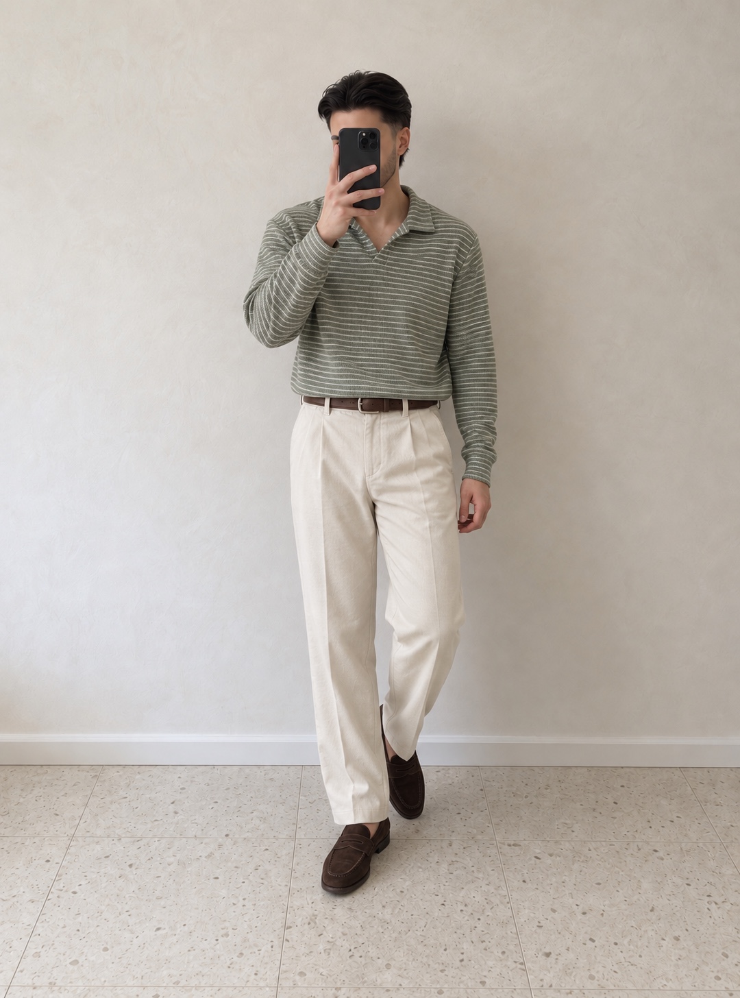 Tailored Straight Trousers