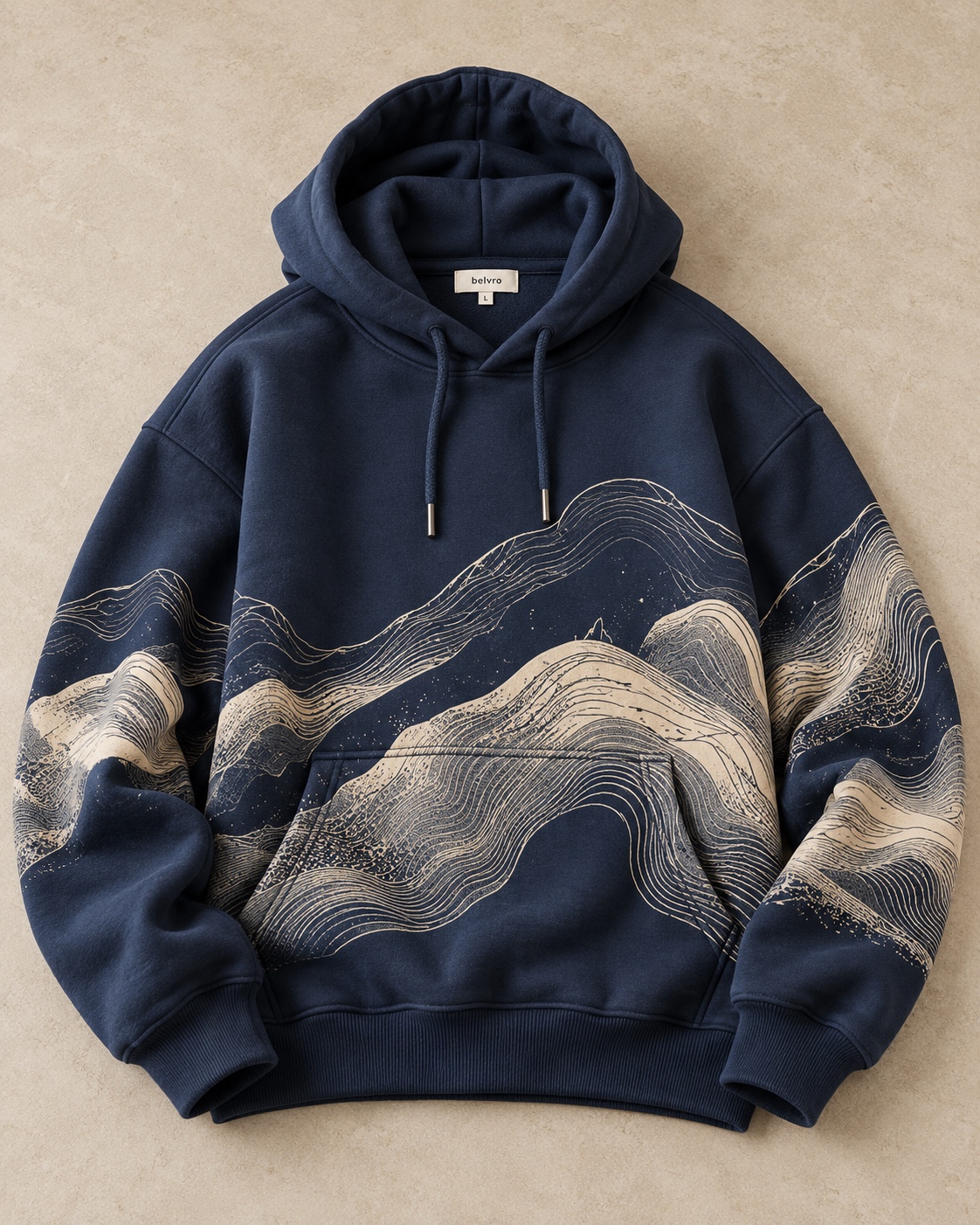 Wave Graphic Hoodie